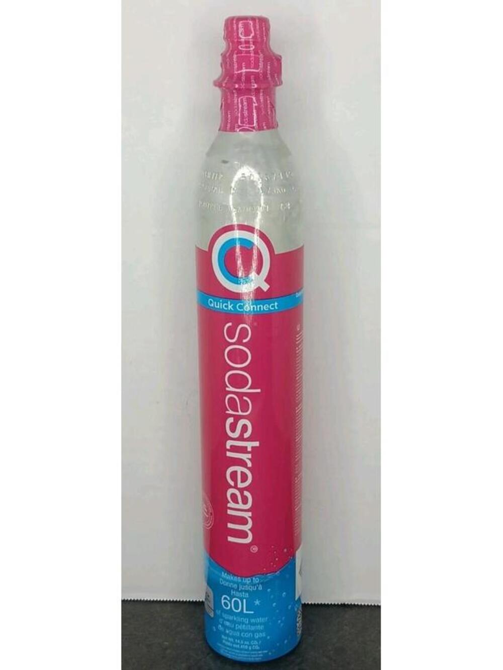 SodaStream Quick Connect CO2 Cylinder 60L Pink System NEW & SEALED